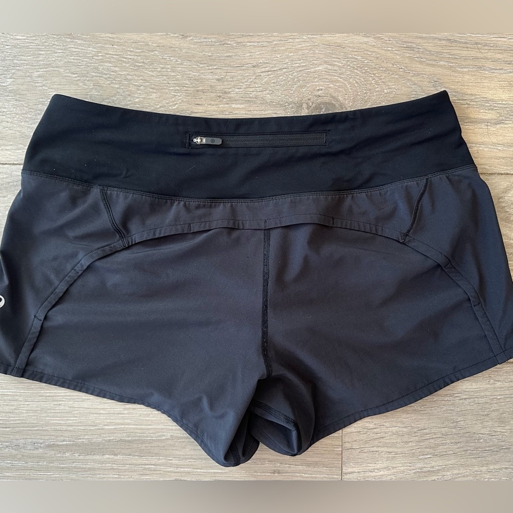 Lululemon Black 4” Running Shorts
